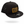 Baseball Flag Snapback Hat (Black - Flat Bill)
