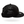 Baseball Rake Snapback Hat (Black - Flat Bill)