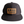 Baseball Flag Snapback Hat (Black - Flat Bill)