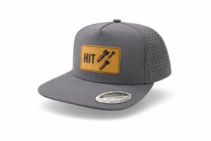 Baseball Hit Bombs Hat (Grey - Curved Bill)