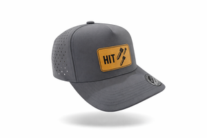Baseball Hit Bombs Hat (Grey - Curved Bill)