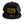 Baseball Flag Snapback Hat (Black - Flat Bill)