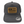Baseball Flag Snapback Hat (Grey - Curved Bill)